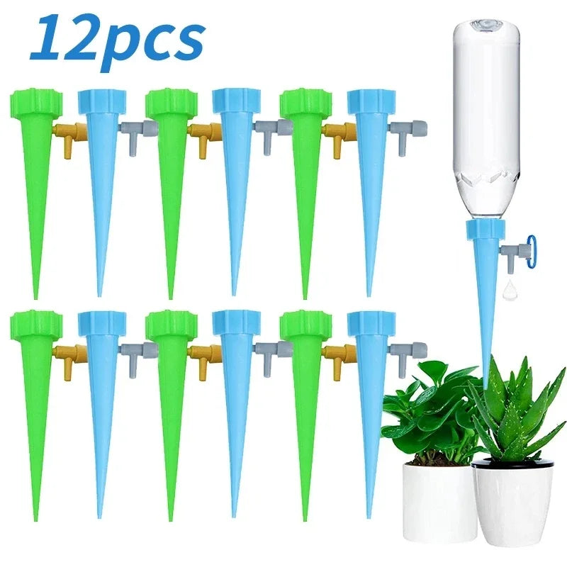 Automatic Drip Irrigation System Self Watering for Flower Plants Greenhouse Garden Adjustable Auto Water Dripper Device