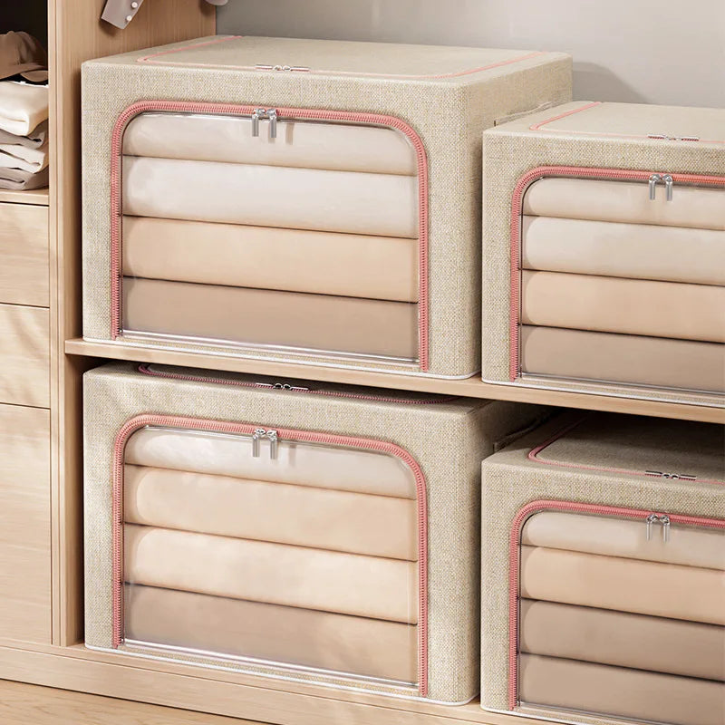 Storage Box Foldable Fabric Garment Pants Underwear Socks Storage Box Toy Storage Box Washable Office Clutter Storage