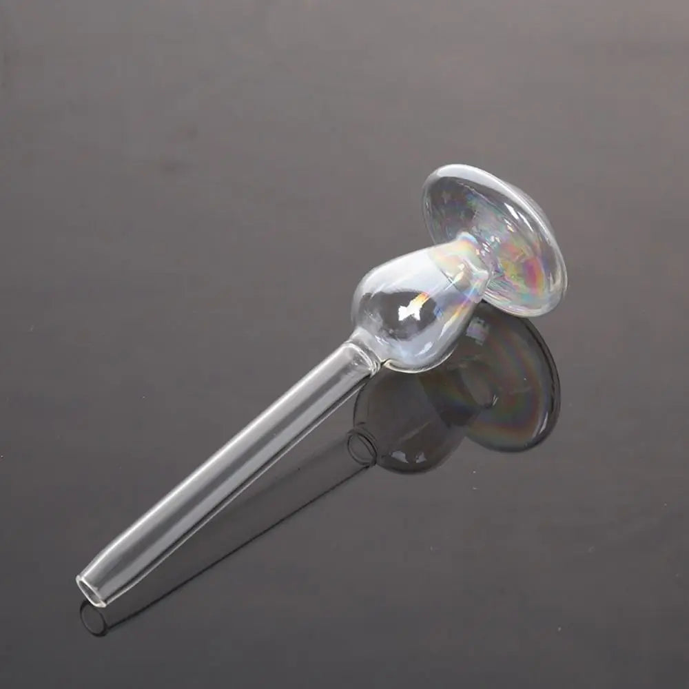 Glass Plant Watering Glass Globes Mushroom Shape Self Watering Drip Irrigation System Rainbow
