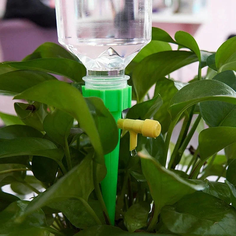 Automatic Drip Irrigation System Self Watering for Flower Plants Greenhouse Garden Adjustable Auto Water Dripper Device