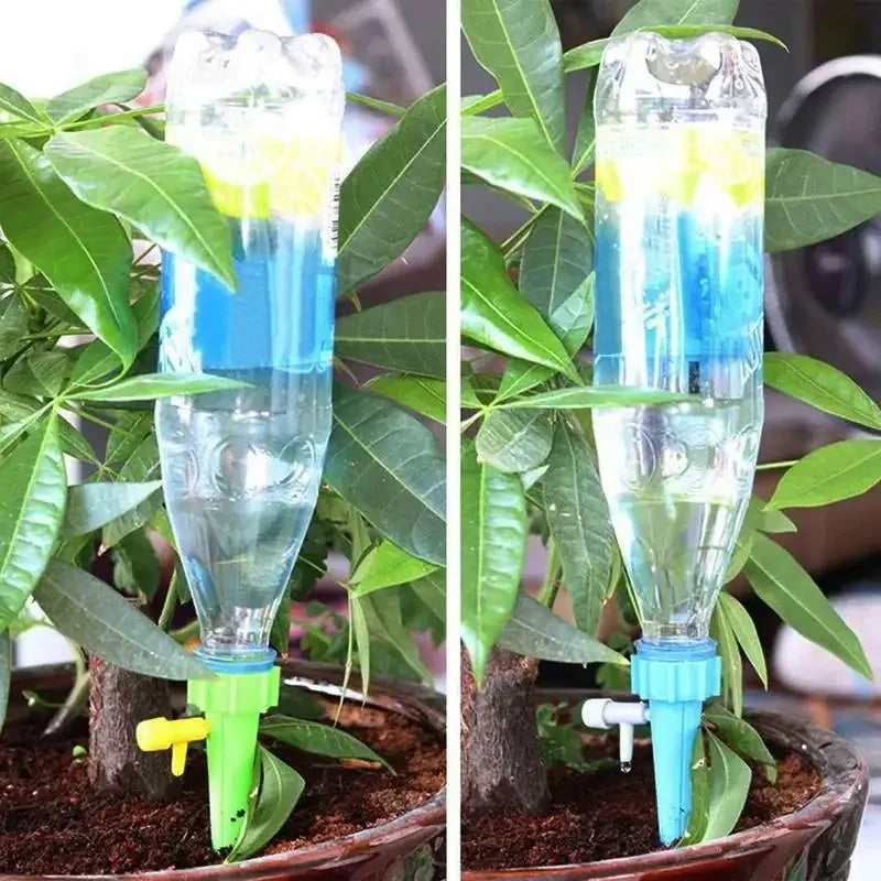 Automatic Drip Irrigation System Self Watering for Flower Plants Greenhouse Garden Adjustable Auto Water Dripper Device