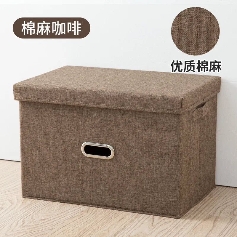 Storage Box Foldable Fabric Garment Pants Underwear Socks Storage Box Toy Storage Box Washable Office Clutter Storage