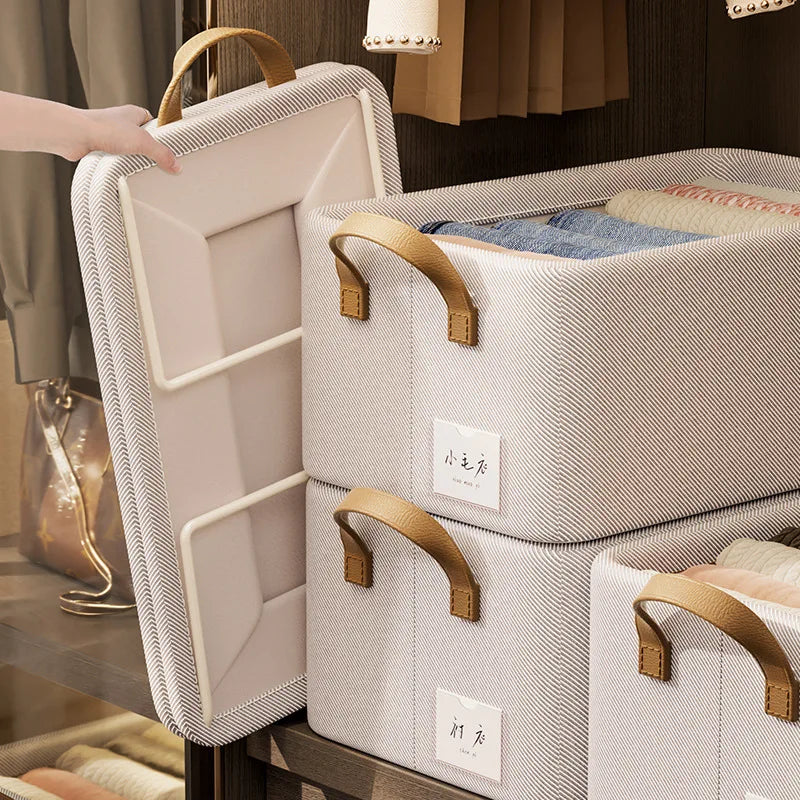 Storage Box Foldable Fabric Garment Pants Underwear Socks Storage Box Toy Storage Box Washable Office Clutter Storage