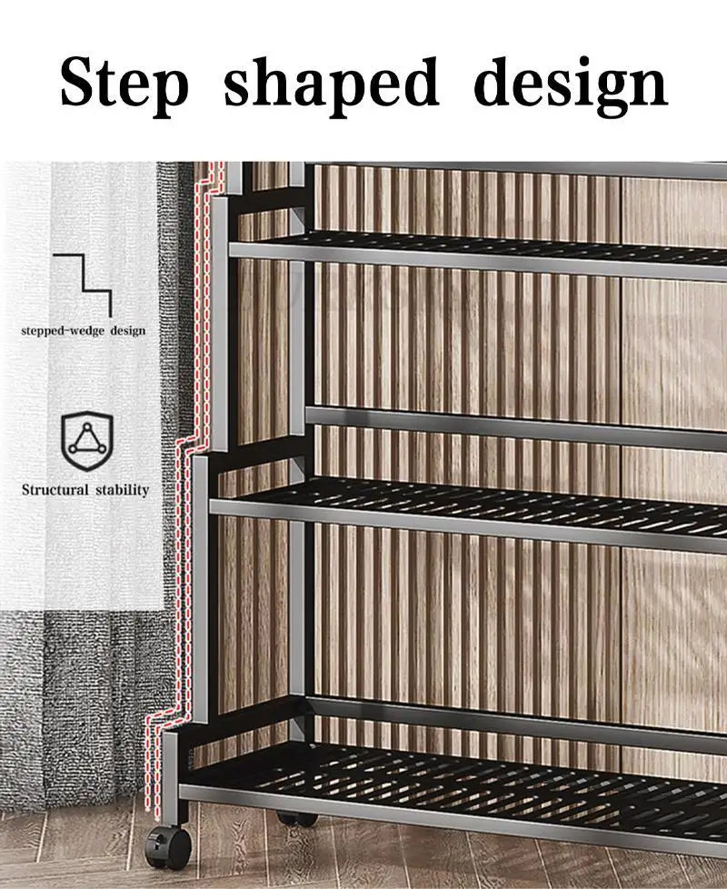 Plant Stand  Flower Stand 3/4 Tier Flower Shelf Planter Rack Storage Organizer Display Indoor Garden Balcony Floor-standing Rack